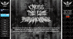 Desktop Screenshot of crossthelineparanormal.com